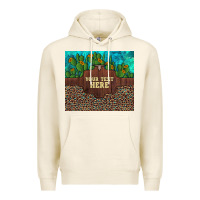 Tofu preview custom cactus and sunflowers leopard turquoise Premium Hoodie - Artiststas