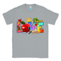 Heather Grey love teacher summer Classic Tee - RanaPortraitStore