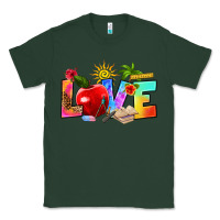 Sports Green love teacher summer Classic Tee - RanaPortraitStore