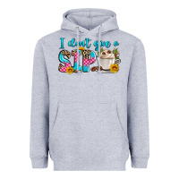 Heather Grey i don't give a sip Heavyweight Hoodie - Zillion Design Studio