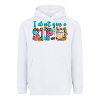 White i don't give a sip Heavyweight Hoodie - Zillion Design Studio
