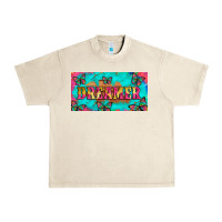 Sandshell dreamer with butterfly and tie dye  licance  plate Urban Heavy Tee - Artiststas