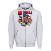 Heather Grey Baseball life afro girl sneakers Zipper Hoodie - RanaPortraitStore