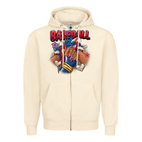 Sandshell Baseball life afro girl sneakers Zipper Hoodie - RanaPortraitStore