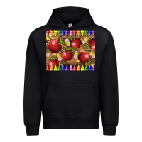 Black Teacher Crayons And Apples Urban Hoodie - LillyAllenDesigns