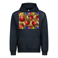 Navy Teacher Crayons And Apples Urban Hoodie - LillyAllenDesigns