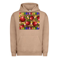 Pigment Burro Teacher Crayons And Apples Urban Hoodie - LillyAllenDesigns