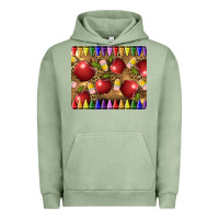 Pigment Oil Green Teacher Crayons And Apples Urban Hoodie - LillyAllenDesigns