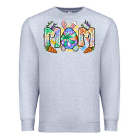 Heather Grey Easter Day mom Premium Sweatshirt - Neo Western