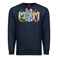 Navy Easter Day mom Premium Sweatshirt - Neo Western