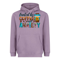 Lavender fueled by coffee and anxiety Heavyweight Hoodie - Zillion Design Studio