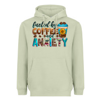 Matcha fueled by coffee and anxiety Heavyweight Hoodie - Zillion Design Studio