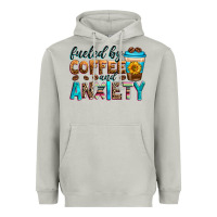 Moon Dust fueled by coffee and anxiety Heavyweight Hoodie - Zillion Design Studio