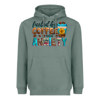 Sage fueled by coffee and anxiety Heavyweight Hoodie - Zillion Design Studio