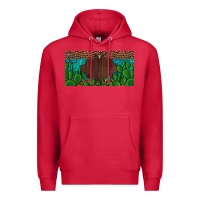 Cardinal western cactus leopard and turquoise custom nametext license plate Premium Hoodie - Artiststas