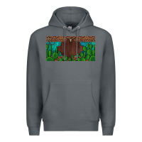 Rock western cactus leopard and turquoise custom nametext license plate Premium Hoodie - Artiststas