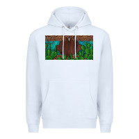 White western cactus leopard and turquoise custom nametext license plate Premium Hoodie - Artiststas