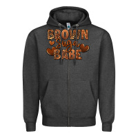 Charcoal Heather Brown sugar babe Zipper Hoodie - RanaPortraitStore