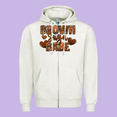 Zipper Hoodie Brown sugar babe