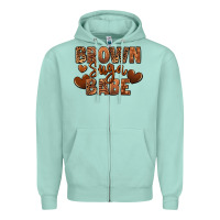 Seafoam Brown sugar babe Zipper Hoodie - RanaPortraitStore