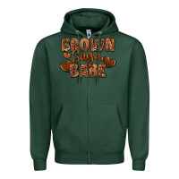Sports Green Brown sugar babe Zipper Hoodie - RanaPortraitStore