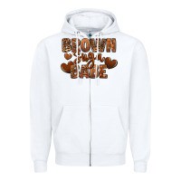 White Brown sugar babe Zipper Hoodie - RanaPortraitStore