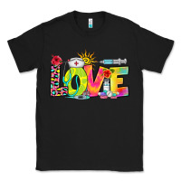 Black love nurse summer Classic Tee - RanaPortraitStore