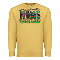 Antique Gold home sweet home Premium Sweatshirt - CowhideDigitalArt