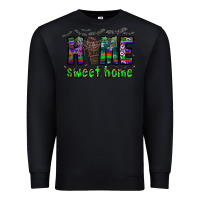 Black home sweet home Premium Sweatshirt - CowhideDigitalArt