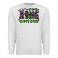 Oatmeal Heather home sweet home Premium Sweatshirt - CowhideDigitalArt