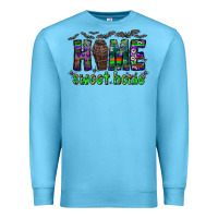 Ocean Blue home sweet home Premium Sweatshirt - CowhideDigitalArt