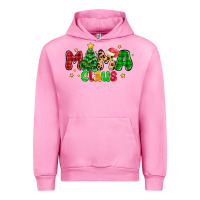 Fuchsia Pink mama claus Urban Hoodie - NancyCooperArtShop