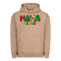 Pigment Burro mama claus Urban Hoodie - NancyCooperArtShop