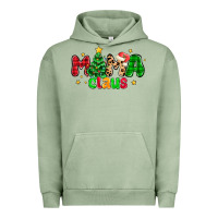 Pigment Oil Green mama claus Urban Hoodie - NancyCooperArtShop