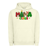 Pigment Pistachio mama claus Urban Hoodie - NancyCooperArtShop