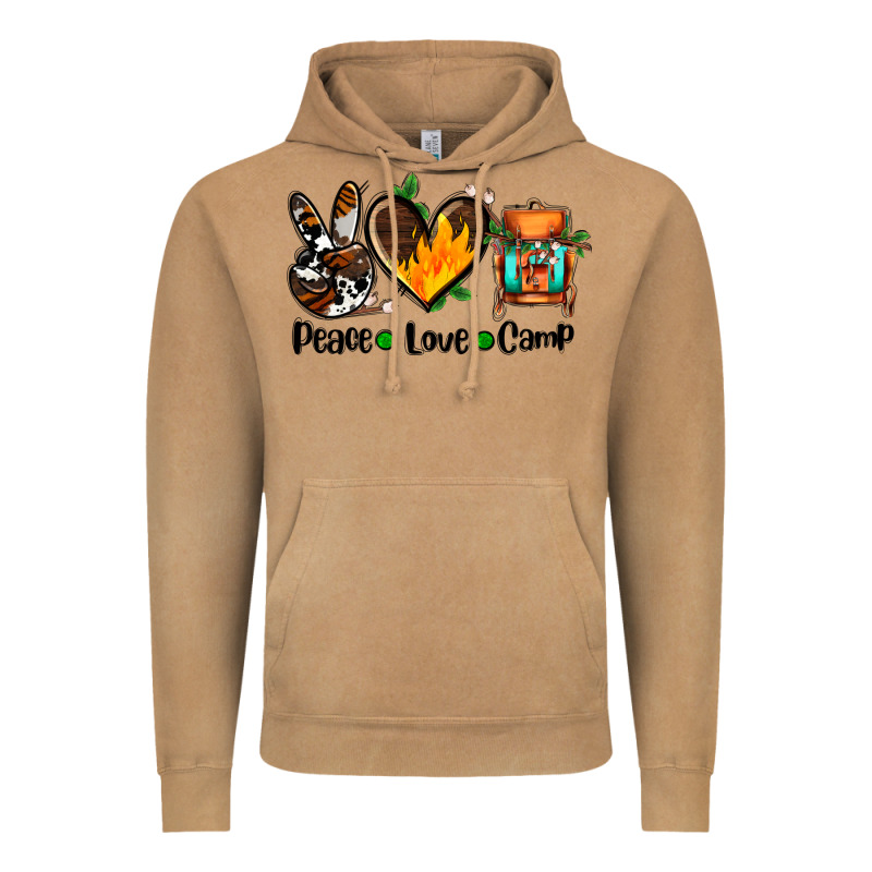 Peace Love Camp Ado Vintage Hoodie by AdoDesignShop | Teevron