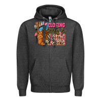Closing Deals In High Heels Black Fashion Girl Zipper Hoodie | Teevron
