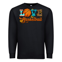 Black love basketball Premium Sweatshirt - HRA Design Shop
