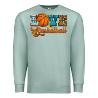 Seafoam love basketball Premium Sweatshirt - HRA Design Shop