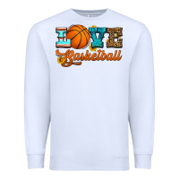 White love basketball Premium Sweatshirt - HRA Design Shop