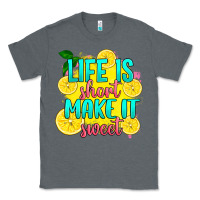 Charcoal Heather life is  make it sweet Classic Tee - RanaPortraitStore