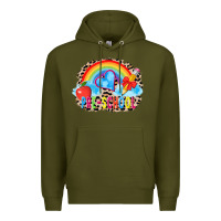 Army Green back to school pre school 3200x2400 Premium Hoodie - AdoDesignShop