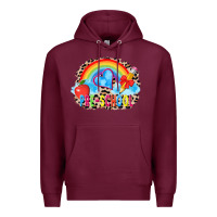 Burgundy back to school pre school 3200x2400 Premium Hoodie - AdoDesignShop