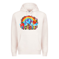 Pale Pink back to school pre school 3200x2400 Premium Hoodie - AdoDesignShop