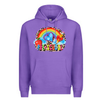 Purple back to school pre school 3200x2400 Premium Hoodie - AdoDesignShop