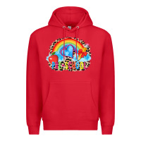 Red back to school pre school 3200x2400 Premium Hoodie - AdoDesignShop