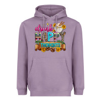 Lavender drink happy thoughts Heavyweight Hoodie - Zillion Design Studio