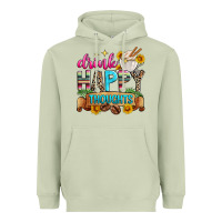 Matcha drink happy thoughts Heavyweight Hoodie - Zillion Design Studio
