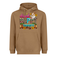 Toasted Coconut drink happy thoughts Heavyweight Hoodie - Zillion Design Studio