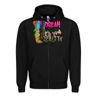 Black Dream until it's your reality heels black fashion Zipper Hoodie - RanaPortraitStore